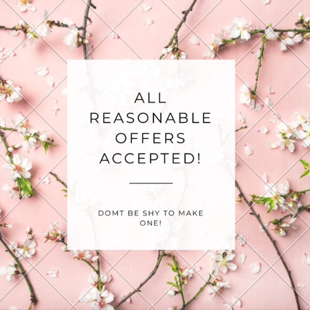 Reasonable offers accepted!